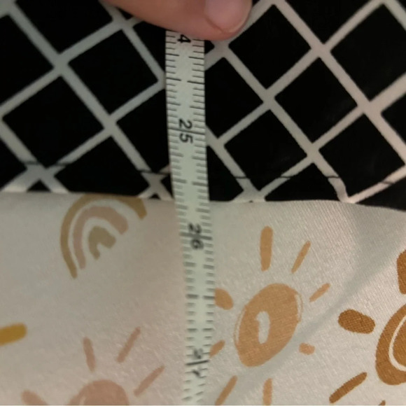 The Limited Womens Black White Tunic Style 3/4 Sleeve Check Pattern Sz Small Top - Picture 10 of 10